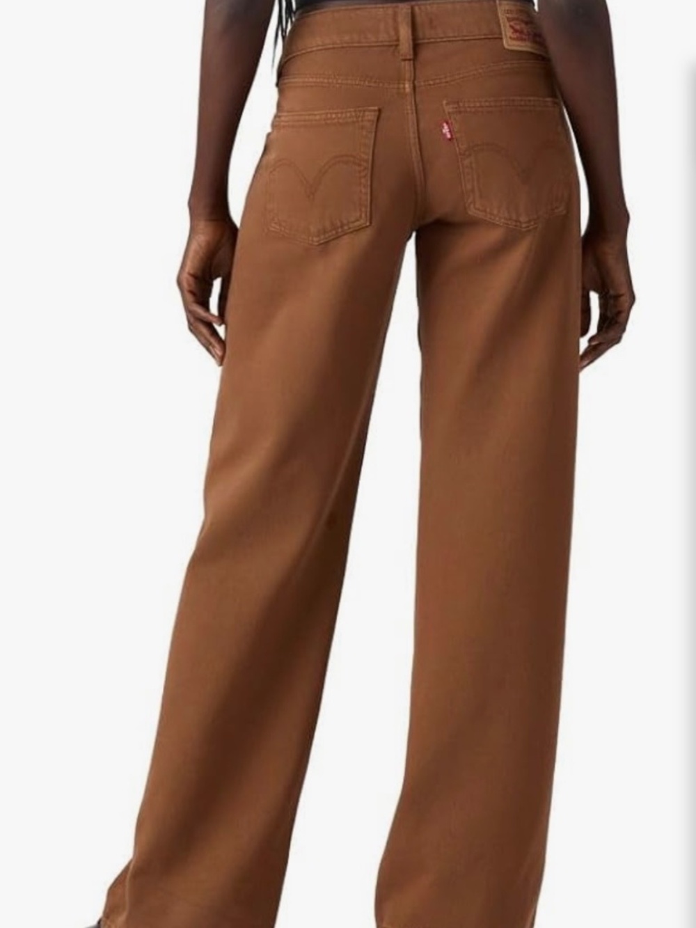 Levi's Women's jeans.  Brown Low Cut Size 6 28 100% Cotton Like New - Picture 5 of 5